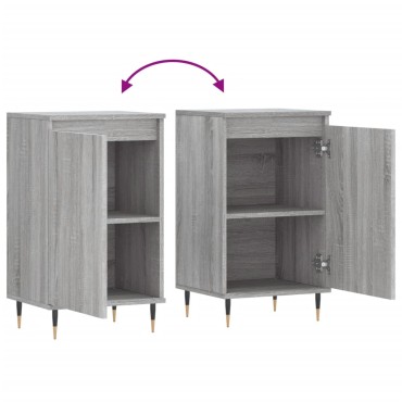 vidaXL Ντουλάπια 2 τεμ. Γκρι Sonoma 40x35x70cm Επεξεργασμένο Ξύλο