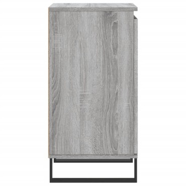 vidaXL Ντουλάπια 2 τεμ. Γκρι Sonoma 40x35x70cm Επεξεργασμένο Ξύλο
