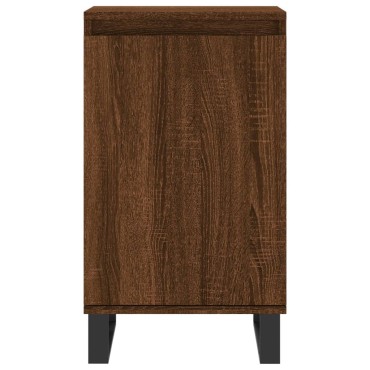 vidaXL Ντουλάπια 2 τεμ. Καφέ Δρυς 40x35x70cm από Επεξεργασμένο Ξύλο