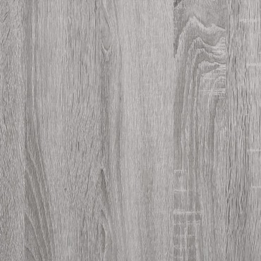 vidaXL Δισκοθήκη Γκρι Sonoma 84,5x38x48cm από Επεξεργασμένο Ξύλο 1 τεμ.