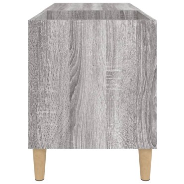 vidaXL Δισκοθήκη Γκρι Sonoma 84,5x38x48cm από Επεξεργασμένο Ξύλο 1 τεμ.