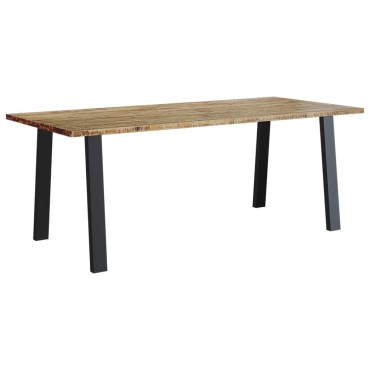 vidaXL Τραπεζαρία 200x90x75cm από Μασίφ Ξύλο Ακακίας 1 τεμ.