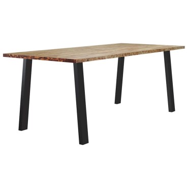 vidaXL Τραπεζαρία 200x90x75cm από Μασίφ Ξύλο Ακακίας 1 τεμ.
