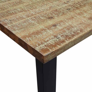 vidaXL Τραπεζαρία 200x90x75cm από Μασίφ Ξύλο Ακακίας 1 τεμ.