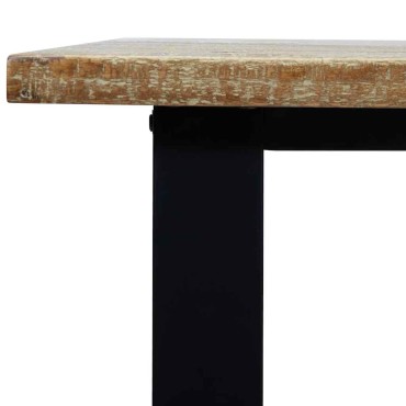 vidaXL Τραπεζαρία 200x90x75cm από Μασίφ Ξύλο Ακακίας 1 τεμ.