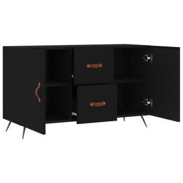 vidaXL Ντουλάπι Μαύρο 100x36x60cm από Επεξεργασμένο Ξύλο 1 τεμ.