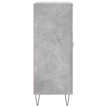 vidaXL Ντουλάπι Γκρι Σκυροδέματος 69,5x34x90cm Επεξεργασμένο Ξύλο 1 τεμ.