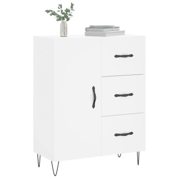 vidaXL Ντουλάπι Λευκό 69,5x34x90cm από Επεξεργασμένο Ξύλο 1 τεμ.