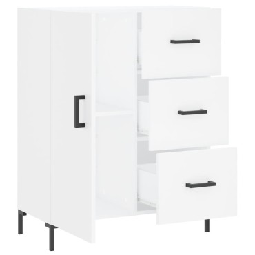 vidaXL Ντουλάπι Λευκό 69,5x34x90cm από Επεξεργασμένο Ξύλο 1 τεμ.