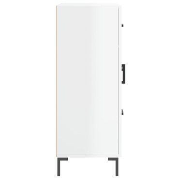 vidaXL Ντουλάπι Γυαλιστερό Λευκό 69,5x34x90cm Επεξεργασμένο Ξύλο 1 τεμ.