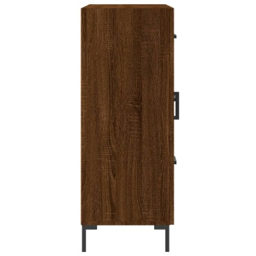 vidaXL Ντουλάπι Καφέ Δρυς 69,5x34x90cm Επεξεργασμένο Ξύλο 1 τεμ.