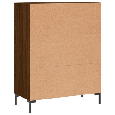 vidaXL Ντουλάπι Καφέ Δρυς 69,5x34x90cm Επεξεργασμένο Ξύλο 1 τεμ.