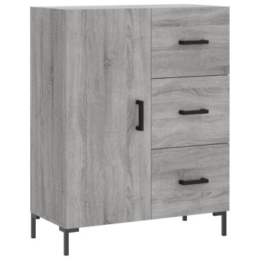 vidaXL Ντουλάπι Γκρι Sonoma 69,5x34x90cm από Επεξεργασμένο Ξύλο 1 τεμ.