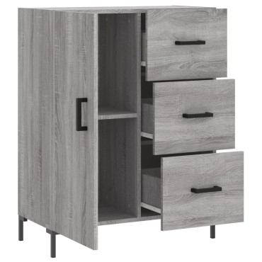 vidaXL Ντουλάπι Γκρι Sonoma 69,5x34x90cm από Επεξεργασμένο Ξύλο 1 τεμ.