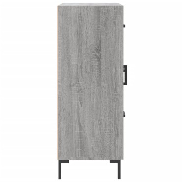 vidaXL Ντουλάπι Γκρι Sonoma 69,5x34x90cm από Επεξεργασμένο Ξύλο 1 τεμ.