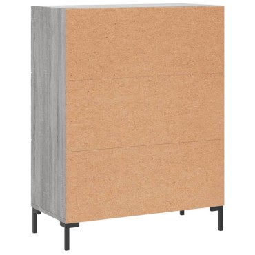 vidaXL Ντουλάπι Γκρι Sonoma 69,5x34x90cm από Επεξεργασμένο Ξύλο 1 τεμ.