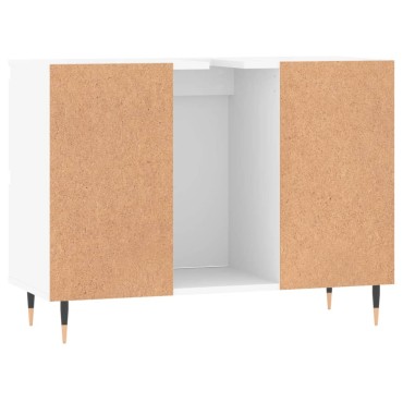 vidaXL Ντουλάπι Μπάνιου Λευκό 80x33x60cm Επεξεργασμένο Ξύλο