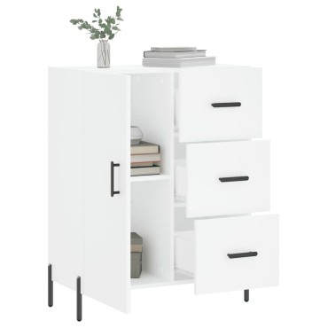 vidaXL Ντουλάπι Λευκό 69,5x34x90cm από Επεξεργασμένο Ξύλο 1 τεμ.