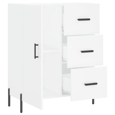 vidaXL Ντουλάπι Λευκό 69,5x34x90cm από Επεξεργασμένο Ξύλο 1 τεμ.