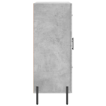vidaXL Ντουλάπι Γκρι Σκυροδέματος 69,5x34x90cm Επεξεργασμένο Ξύλο 1 τεμ.