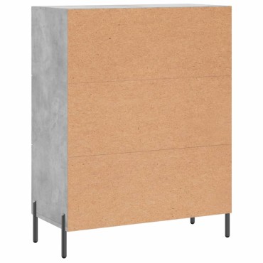 vidaXL Ντουλάπι Γκρι Σκυροδέματος 69,5x34x90cm Επεξεργασμένο Ξύλο 1 τεμ.