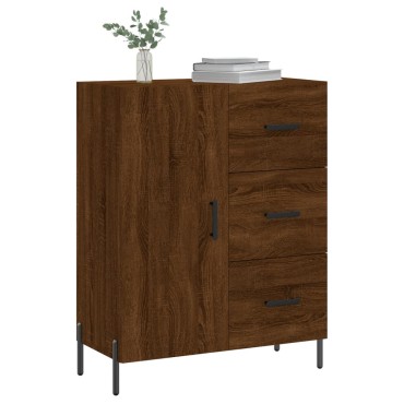 vidaXL Ντουλάπι Καφέ Δρυς 69,5x34x90cm Επεξεργασμένο Ξύλο 1 τεμ.
