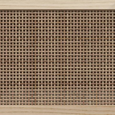 vidaXL Έπιπλο Τηλεόρασης Καφέ 80x30x40cm Μασίφ Πεύκο & Φυσικό Ρατάν