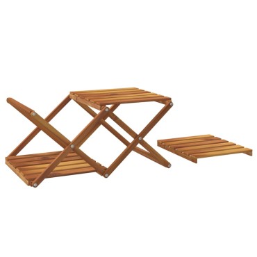 vidaXL Ραφιέρα με 3 Επίπεδα Καφέ 43x31x63cm από Μασίφ Ξύλο Ακακίας 1 τεμ.