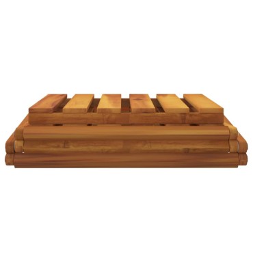 vidaXL Ραφιέρα με 3 Επίπεδα Καφέ 43x31x63cm από Μασίφ Ξύλο Ακακίας 1 τεμ.