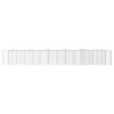 vidaXL Συρματοκιβώτιο Τοξωτό 600x50x100 εκ. από Γαλβανισμένο Σίδερο