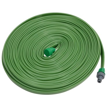 vidaXL Λάστιχο Ψεκασμού 3 Σωλήνων Πράσινο 7,5 μ. από PVC