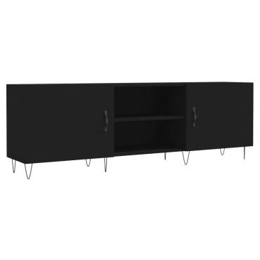 vidaXL Έπιπλο Τηλεόρασης Μαύρο 150x30x50cm Επεξεργασμένο Ξύλο