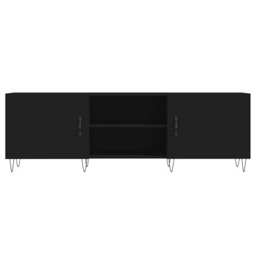 vidaXL Έπιπλο Τηλεόρασης Μαύρο 150x30x50cm Επεξεργασμένο Ξύλο