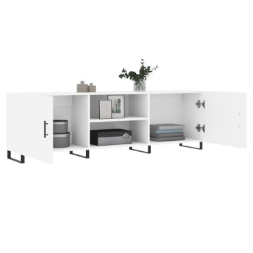vidaXL Έπιπλο Τηλεόρασης Λευκό 150x30x50cm από Επεξεργασμένο Ξύλο