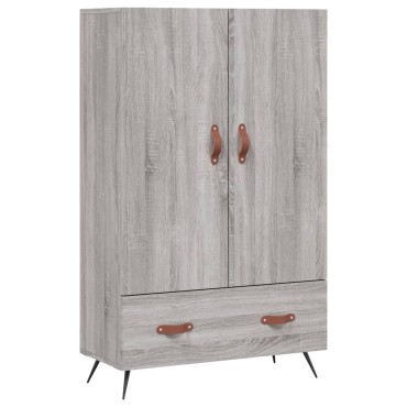 vidaXL Ντουλάπα Γκρι Sonoma 69,5x31x115cm από Επεξεργασμένο Ξύλο 1 τεμ.