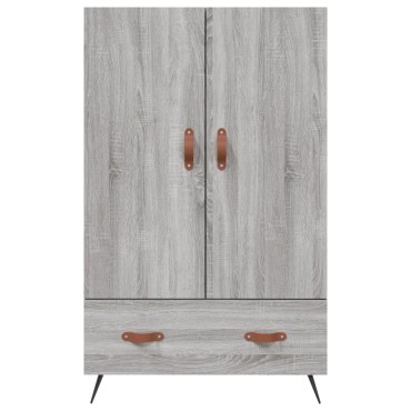 vidaXL Ντουλάπα Γκρι Sonoma 69,5x31x115cm από Επεξεργασμένο Ξύλο 1 τεμ.