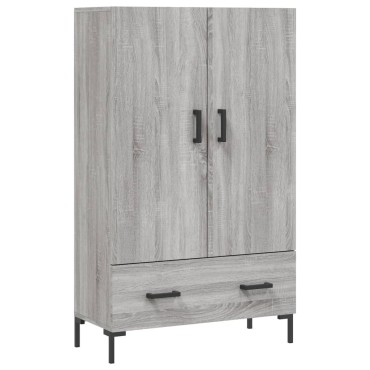 vidaXL Ντουλάπα Γκρι Sonoma 69,5x31x115cm από Επεξεργασμένο Ξύλο 1 τεμ.