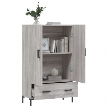 vidaXL Ντουλάπα Γκρι Sonoma 69,5x31x115cm από Επεξεργασμένο Ξύλο 1 τεμ.