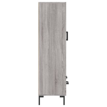 vidaXL Ντουλάπα Γκρι Sonoma 69,5x31x115cm από Επεξεργασμένο Ξύλο 1 τεμ.