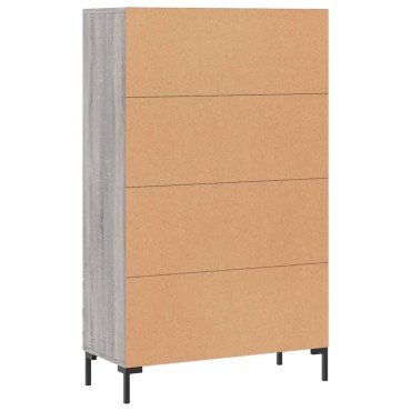 vidaXL Ντουλάπα Γκρι Sonoma 69,5x31x115cm από Επεξεργασμένο Ξύλο 1 τεμ.