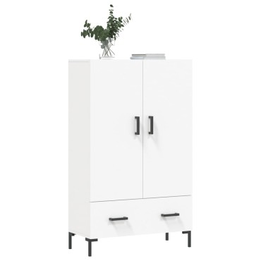 vidaXL Ντουλάπα Λευκή 69,5x31x115cm από Επεξεργασμένο Ξύλο 1 τεμ.