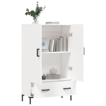 vidaXL Ντουλάπα Λευκή 69,5x31x115cm από Επεξεργασμένο Ξύλο 1 τεμ.