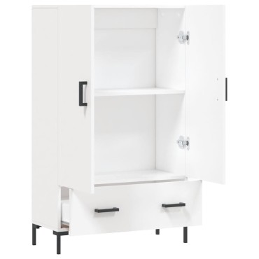 vidaXL Ντουλάπα Λευκή 69,5x31x115cm από Επεξεργασμένο Ξύλο 1 τεμ.