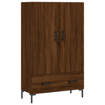 vidaXL Ντουλάπα Καφέ Δρυς 69,5x31x115cm από Επεξεργασμένο Ξύλο 1 τεμ.