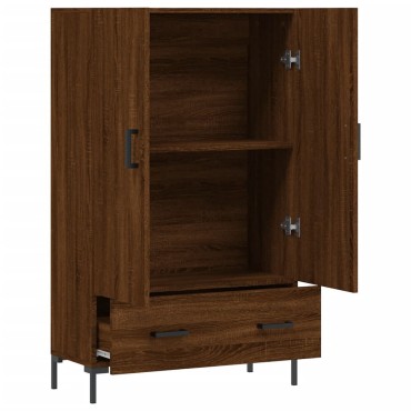 vidaXL Ντουλάπα Καφέ Δρυς 69,5x31x115cm από Επεξεργασμένο Ξύλο 1 τεμ.
