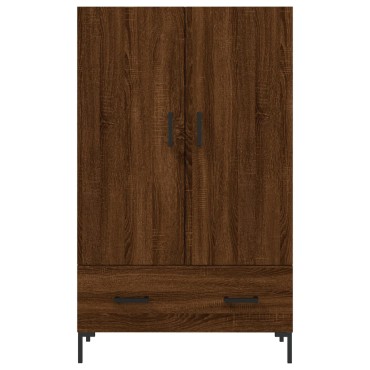 vidaXL Ντουλάπα Καφέ Δρυς 69,5x31x115cm από Επεξεργασμένο Ξύλο 1 τεμ.