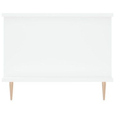 vidaXL Τραπεζάκι Σαλονιού Λευκό 90x50x40cm Επεξεργασμένο Ξύλο 1 τεμ.