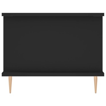 vidaXL Τραπεζάκι Σαλονιού Μαύρο 90x50x40cm Επεξεργασμένο Ξύλο 1 τεμ.