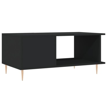 vidaXL Τραπεζάκι Σαλονιού Μαύρο 90x50x40cm Επεξεργασμένο Ξύλο 1 τεμ.
