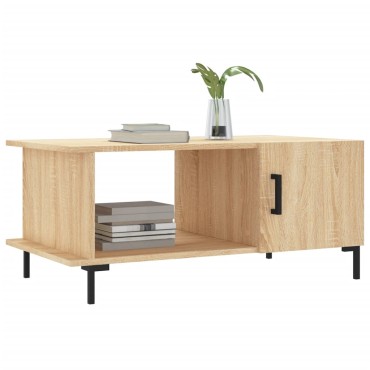 vidaXL Τραπεζάκι Σαλονιού Sonoma Δρυς 90x50x40cm Επεξεργασμένο Ξύλο 1 τεμ.